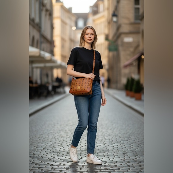 MCM vintage cognac hobo crossbody - Picture 14 of 14